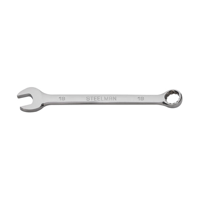 18mm Metric Combination Wrench with 12-Point Box End