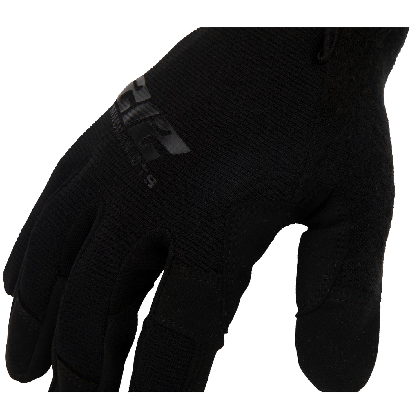 GSA Compliant Touchscreen Compatible Mechanic Gloves in Black