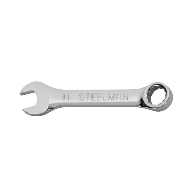 11mm Stubby Combination Wrench, 12-Point Box End
