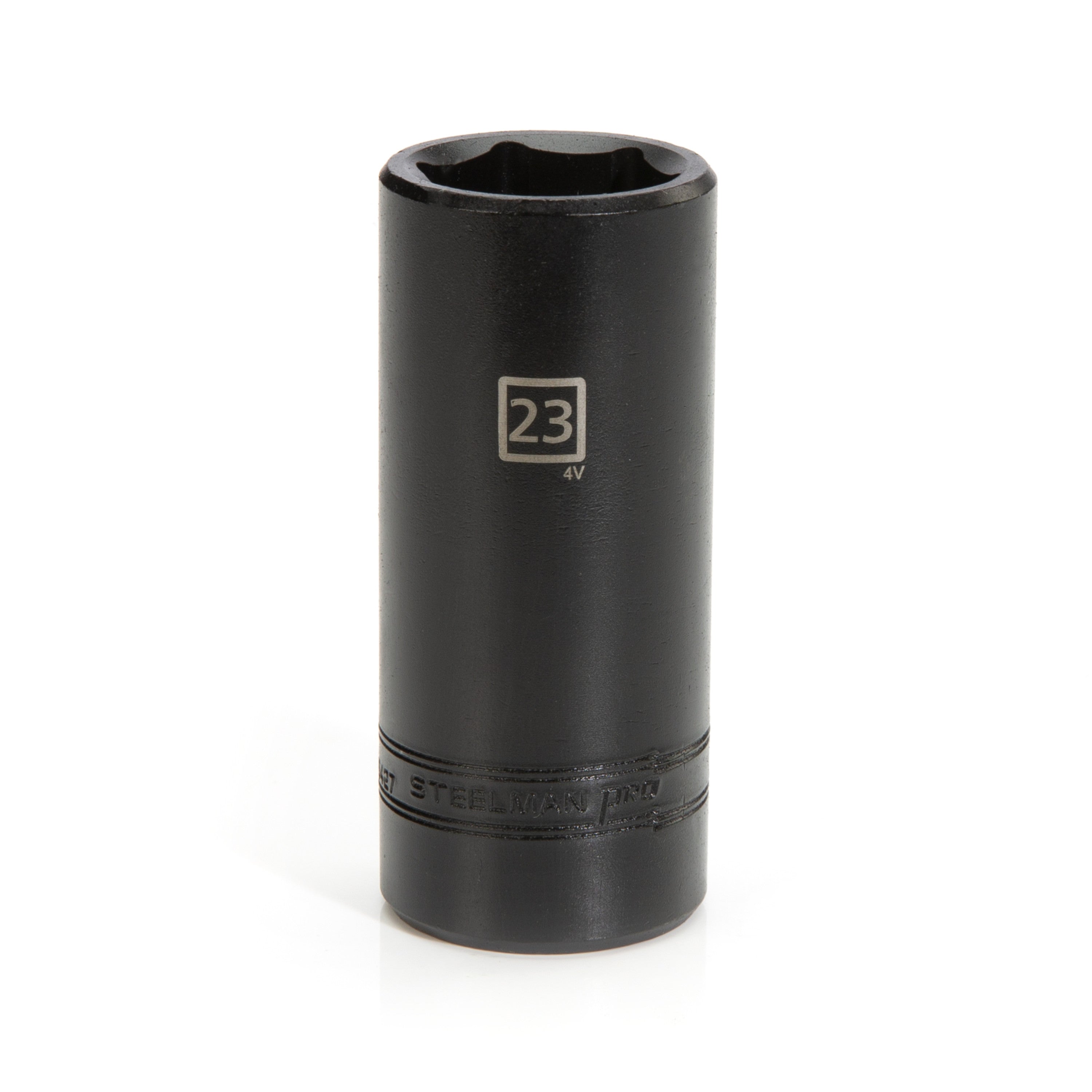 1/2-Inch Drive x 23mm Deep Well 6-Point Impact Socket – Steelman Tools
