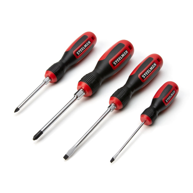 4-Piece Comfort Grip Screwdriver Set