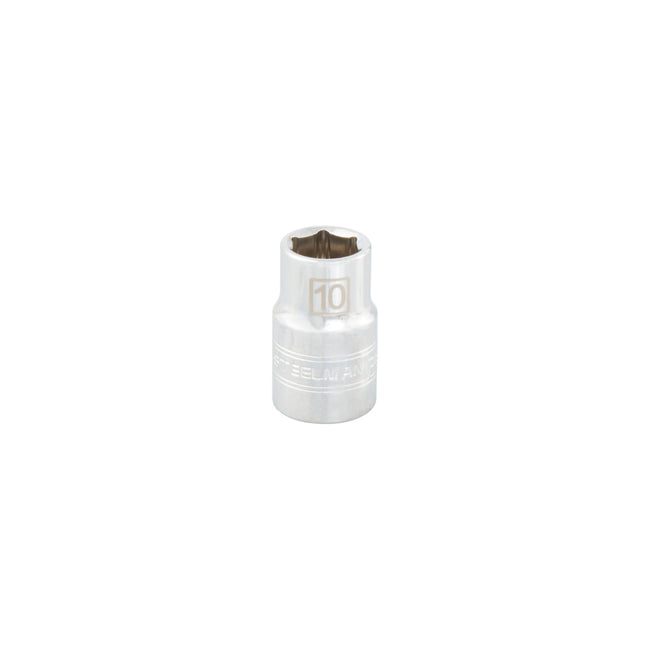 3/8-Inch Drive x 10mm Shallow 6-Point Metric Single Socket