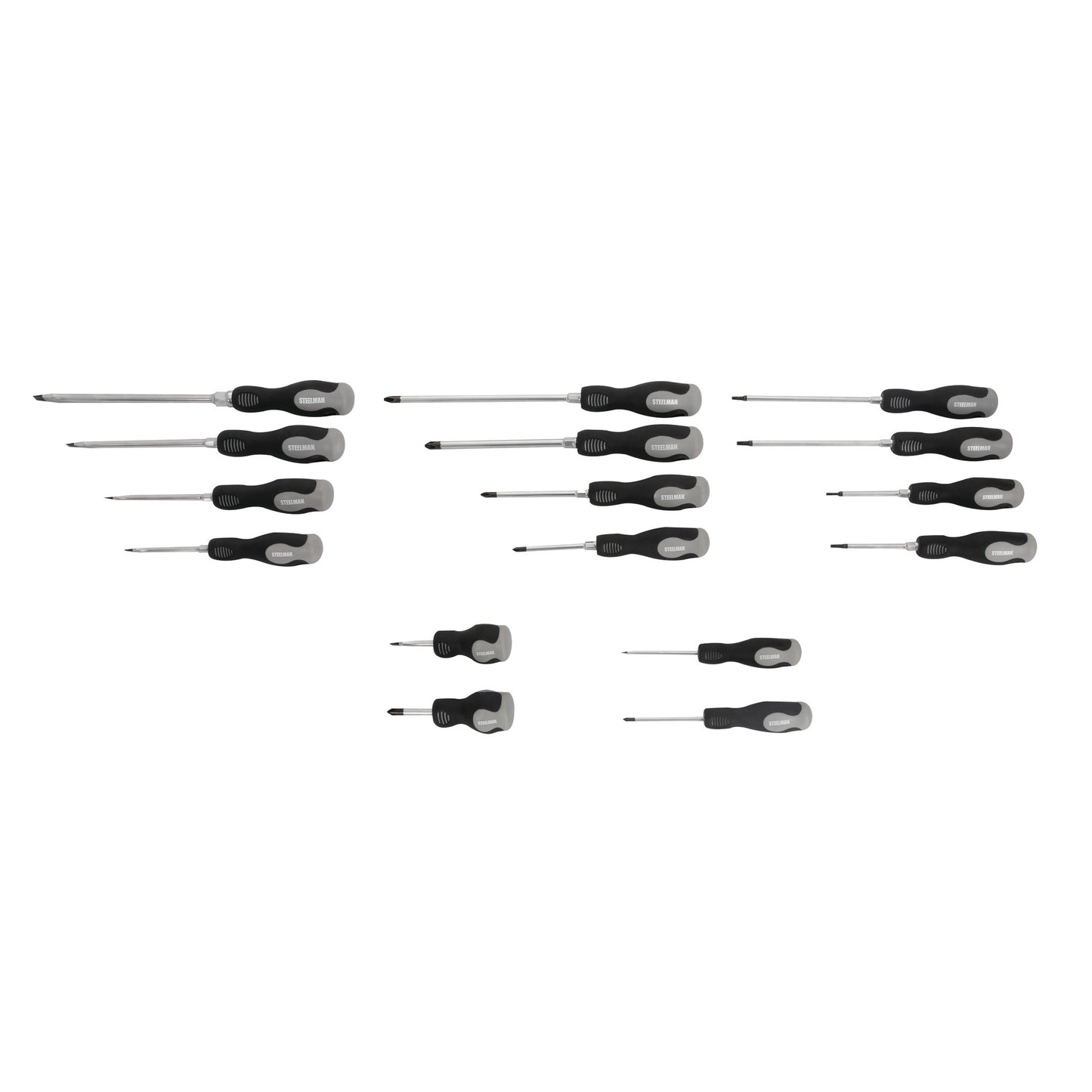 Slotted, Phillips, and Torx Screwdriver Set, 16-Piece