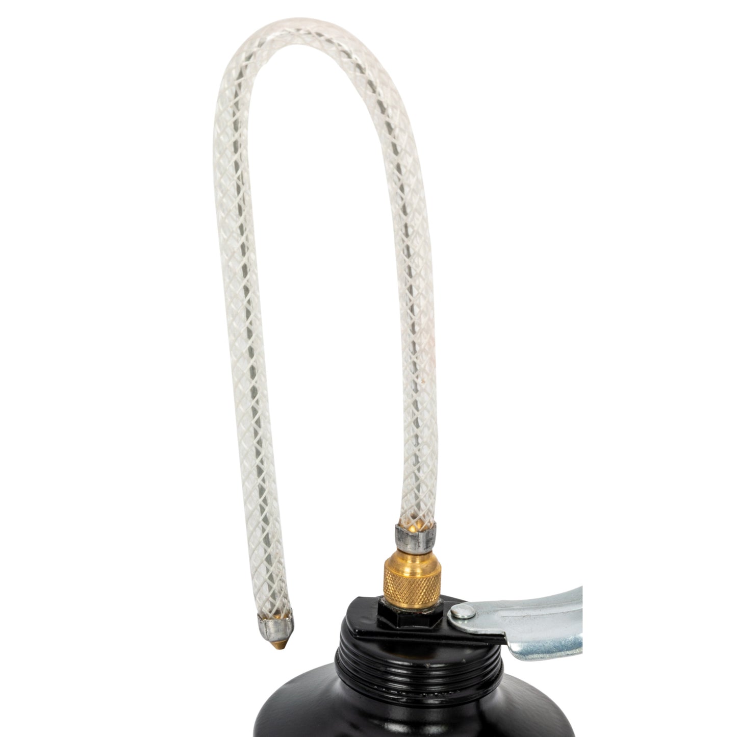 16-Ounce Thumb Lever Oiler Can with 12-Inch Flex Hose