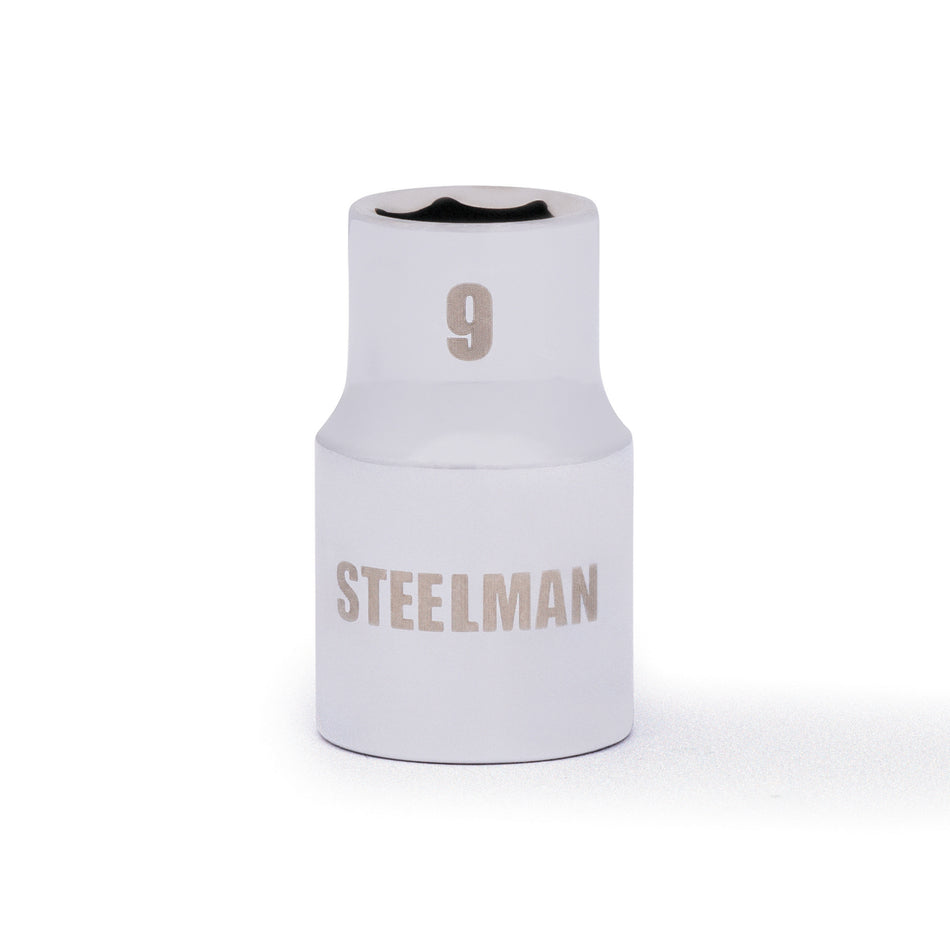 3/8-Inch Drive x 9mm Shallow 6-Point Socket