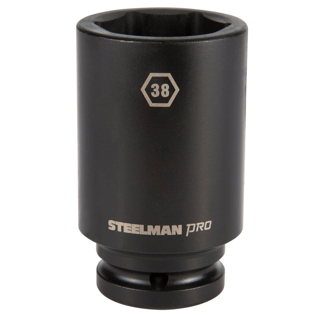 3/4-Inch Drive x 38mm 6-Point Deep Impact Socket