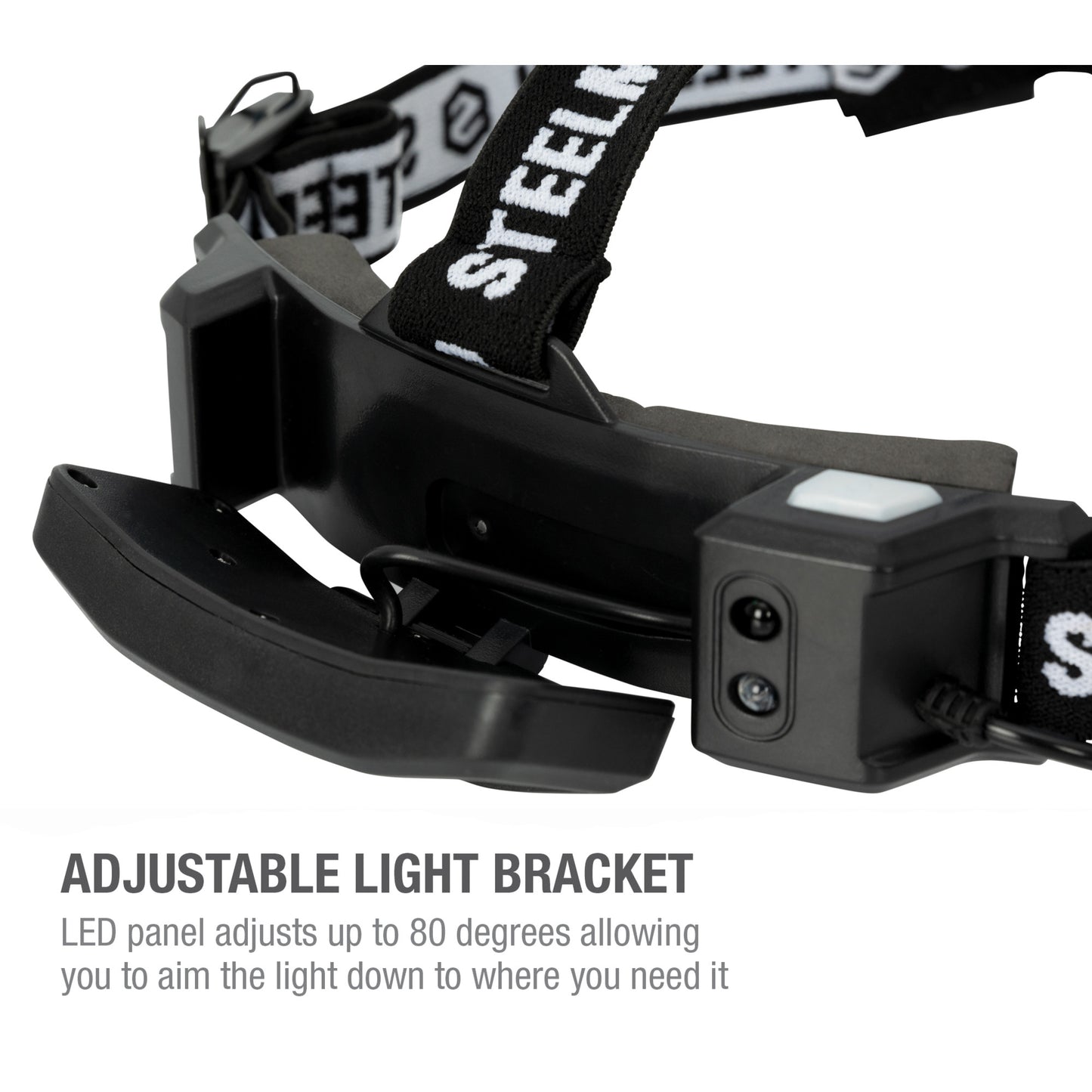 Slim Profile Motion-Activated LED Headlamp with Red LED Mode