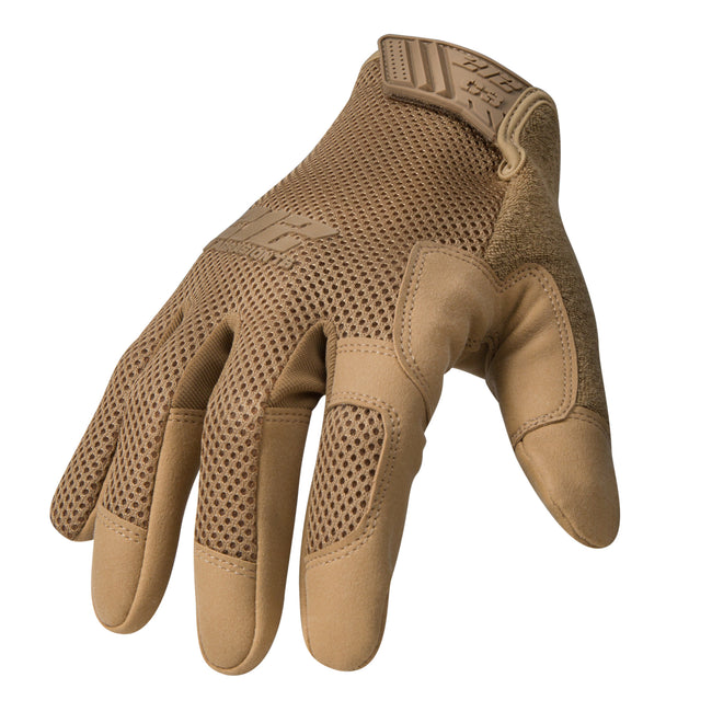 Cut Resistant High Abrasion Air Mesh Touch Gloves in Tan (EN Level 3)