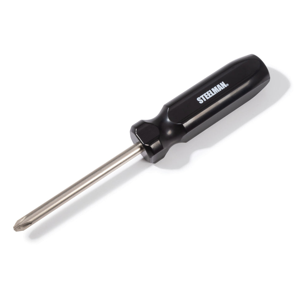 PH3 x 4-Inch Phillips Tip Screwdriver with Fluted Handle