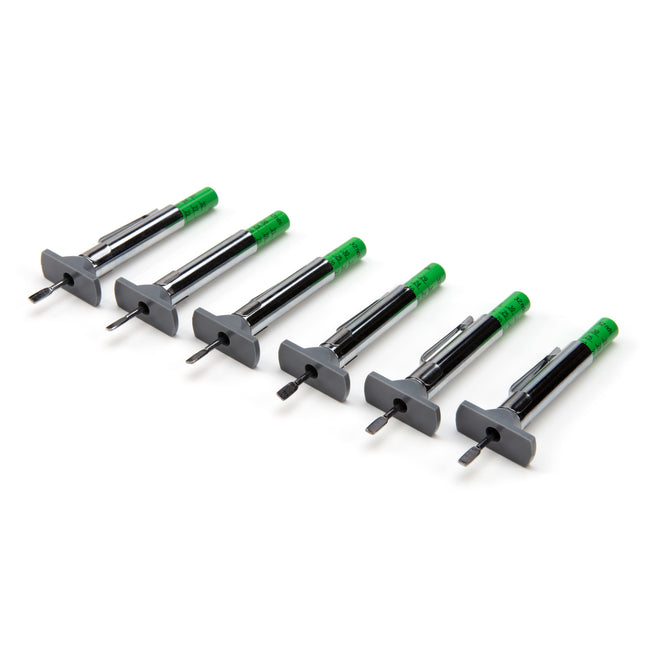 Color Coded SAE Tread Depth Gauge 6-Pack