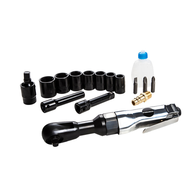 3/8-Inch Drive Air Ratchet 16-Piece Kit