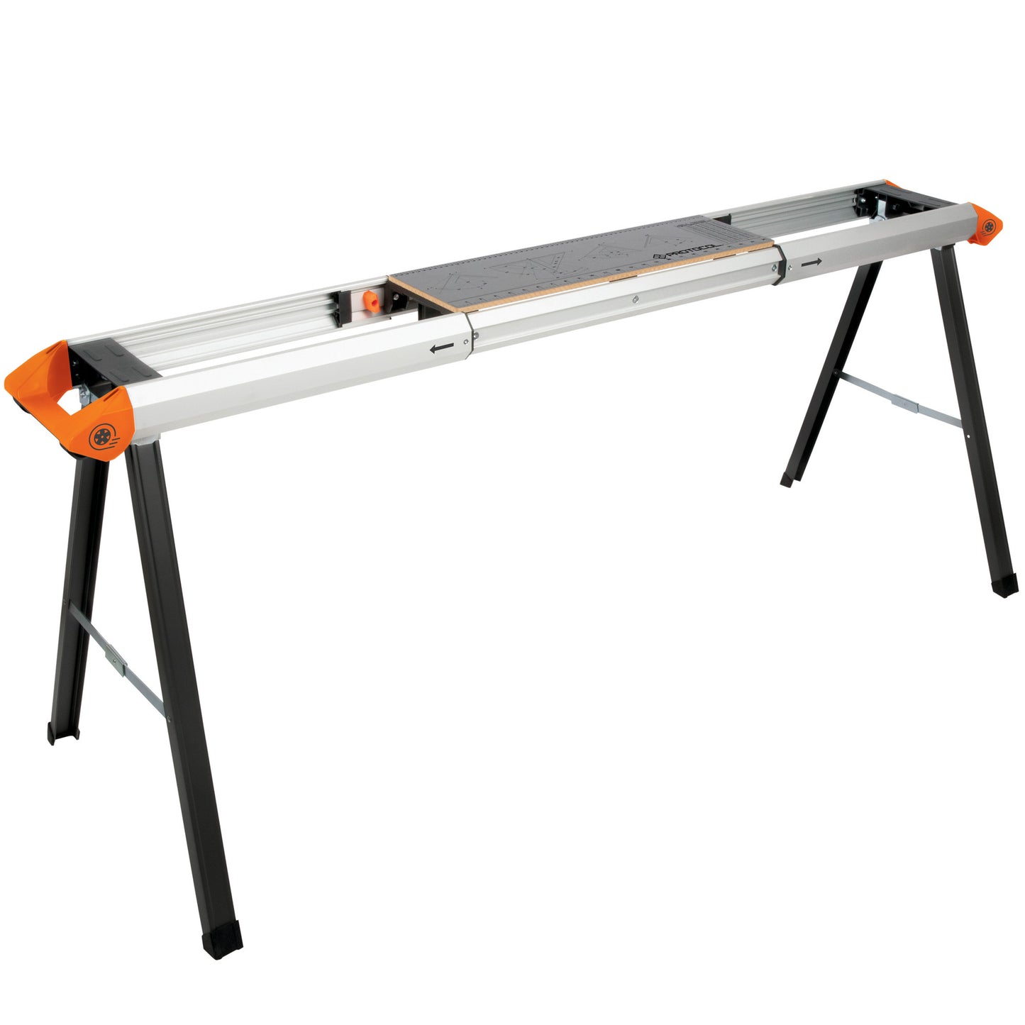 70-Inch / 500-Pound Capacity Expanding Length Lightweight Aluminum Sawhorse