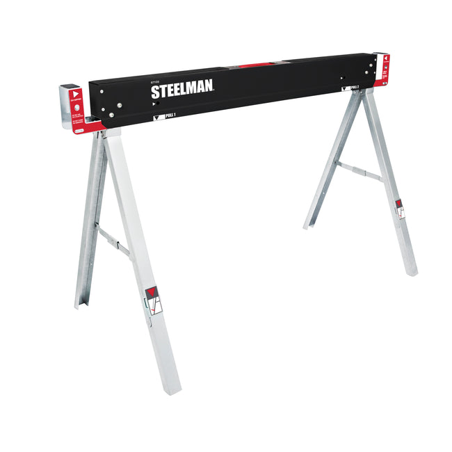 2-Piece Work Table and Folding Sawhorse Set