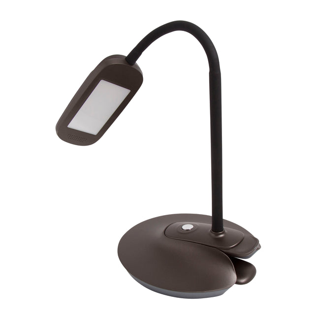 2-In-1 Clip-On Slim Head Flex LED Desk Lamp