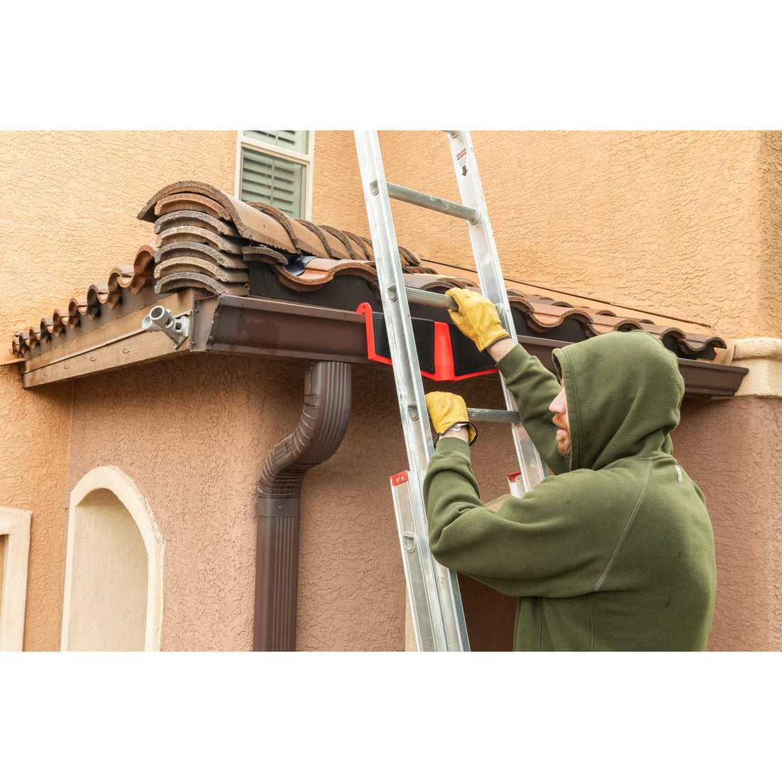 Spouting Ladder Steelman Gutter Guard Ladder Stabilizer – Steelman Tools