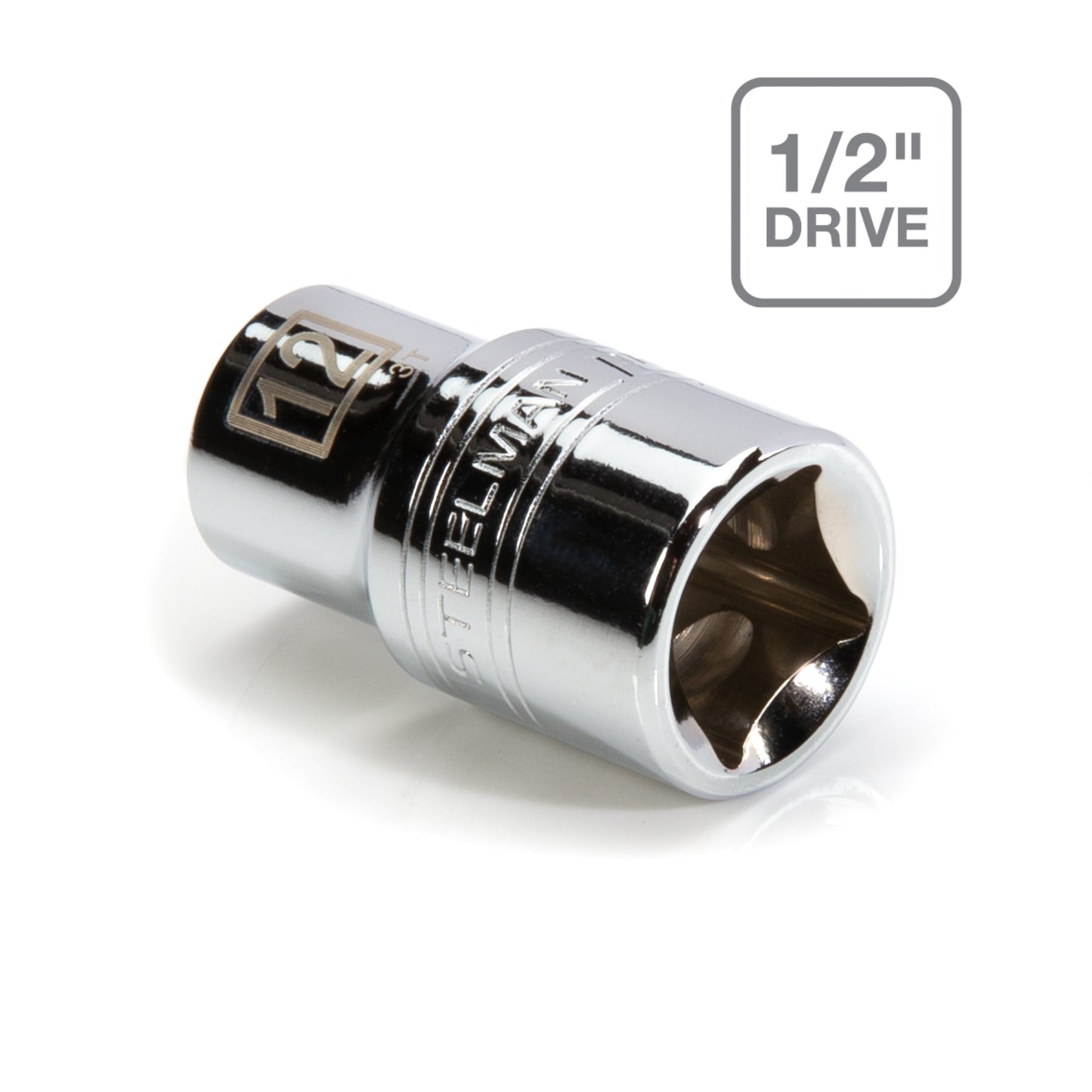 1/2-Inch Drive x 12mm 6-Point Metric Single Socket