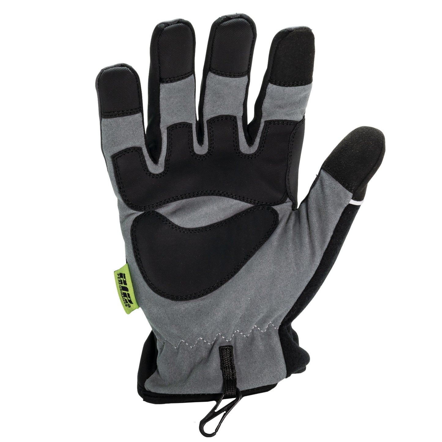 Waterproof Fleece Lined Tundra Touchscreen Screen Gloves in Gray and Black