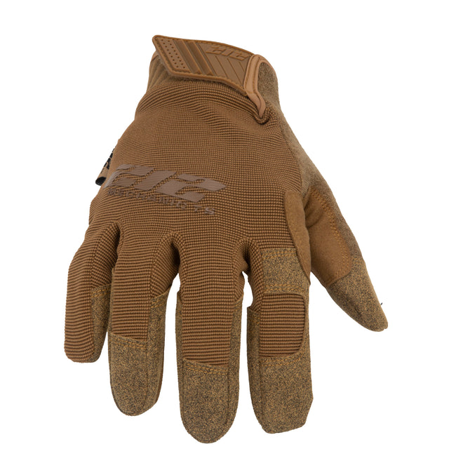 GSA Compliant Touchscreen Compatible Mechanic Gloves in Coyote