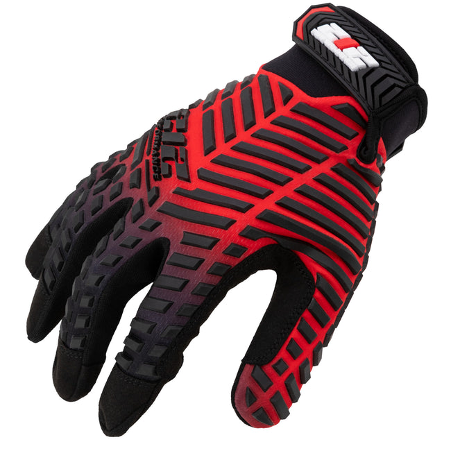 High Abrasion Resistant Utility Pro Work Gloves in Red, Gray, and Black