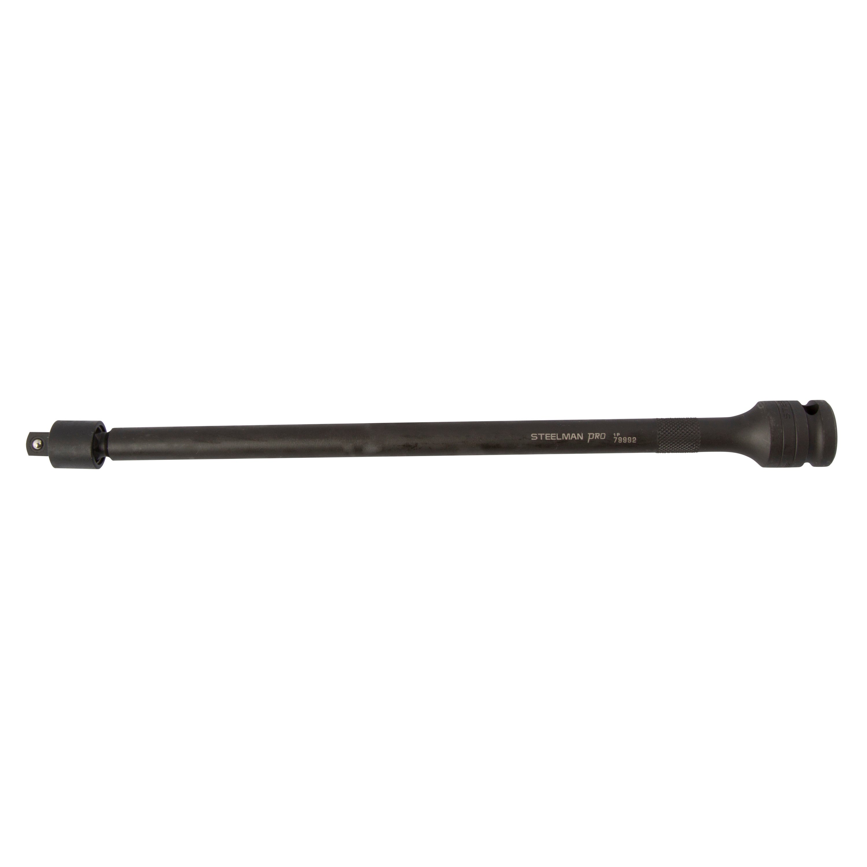 1/2-inch Drive, 3/8-inch Pinless Swivel Impact Extension, 12-inch