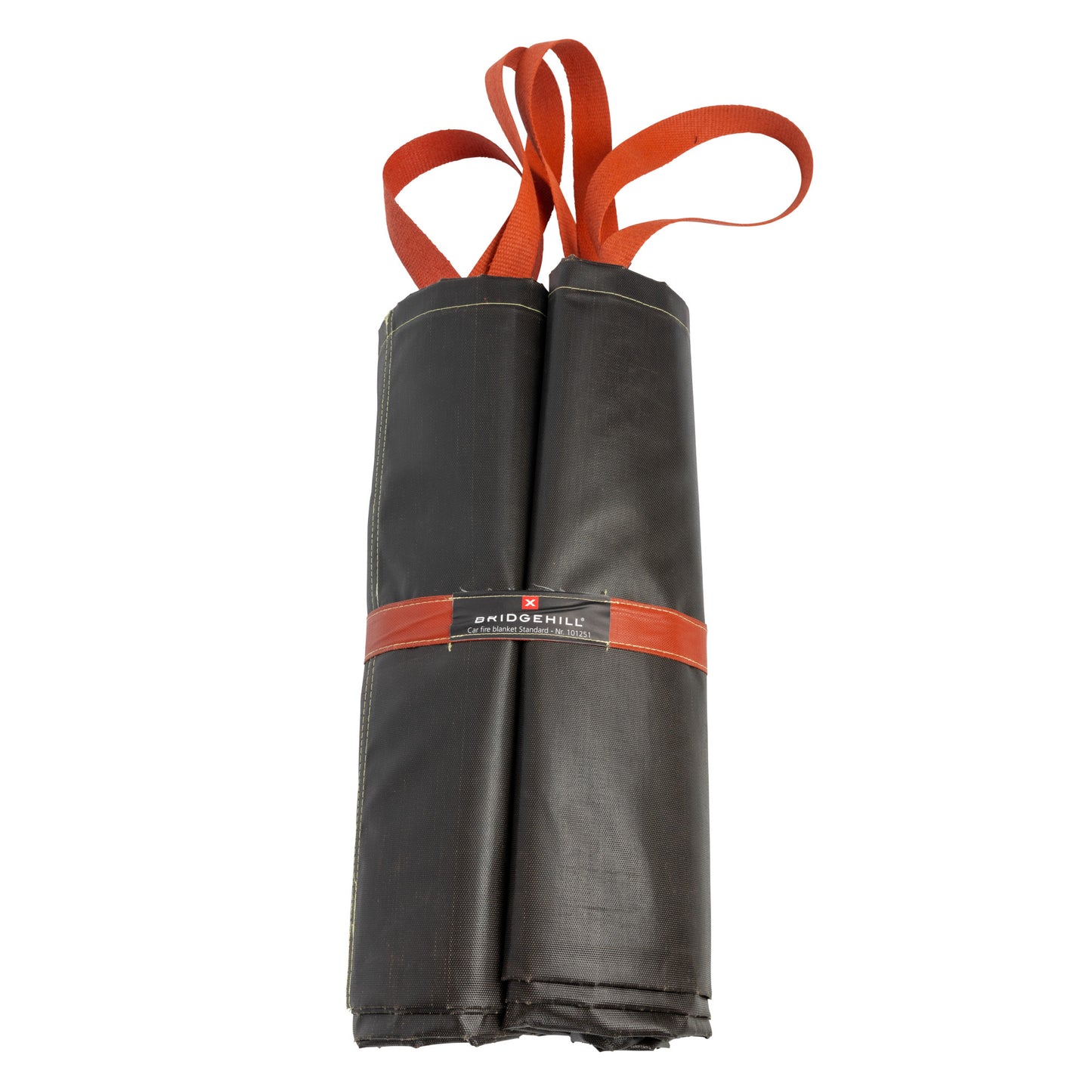 Single Use Car Fire Blanket 19.8 ft. x 26 ft. Black & Orange