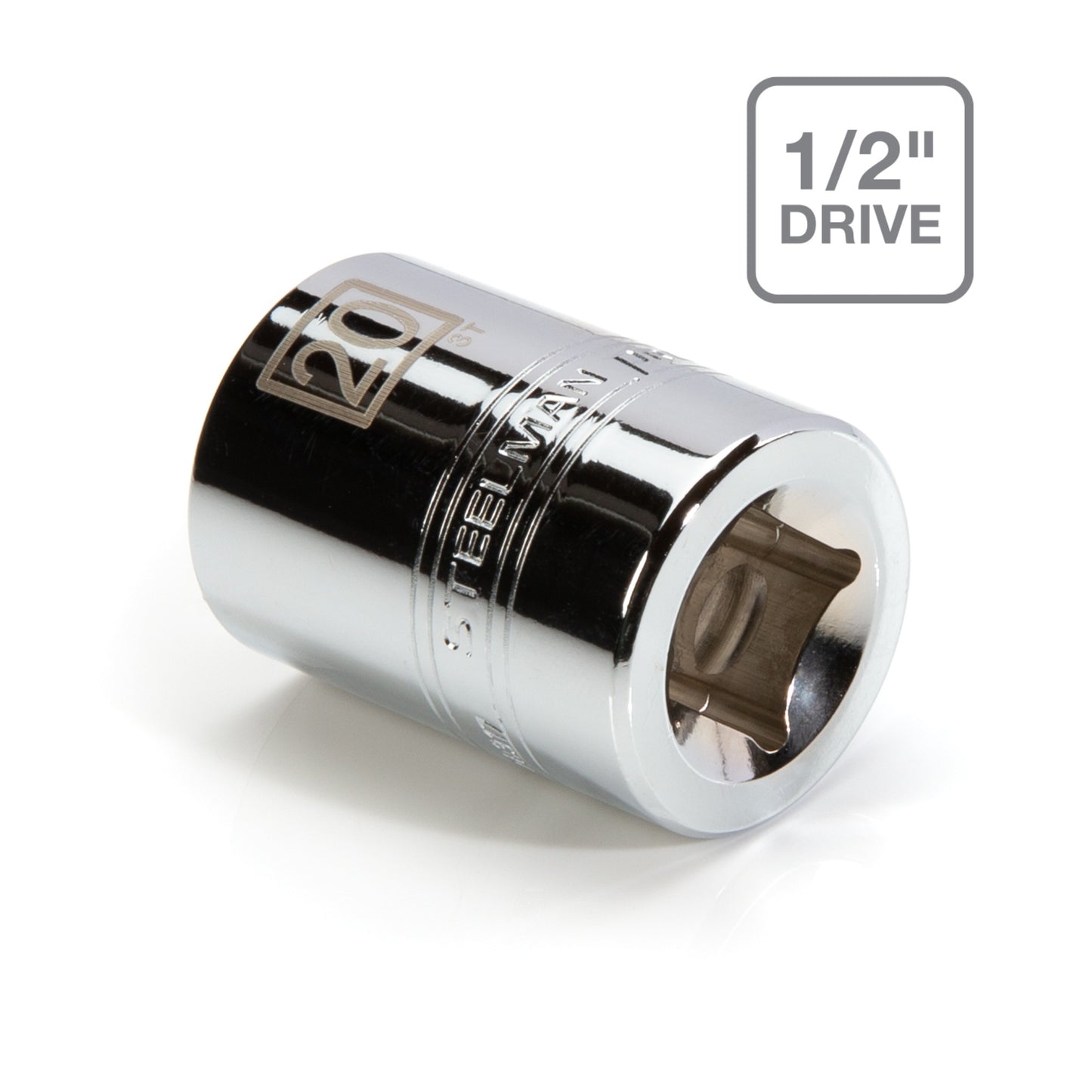 1/2-Inch Drive x 20mm 6-Point Metric Single Socket