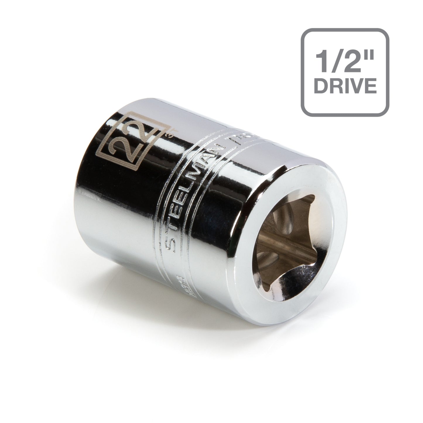 1/2-Inch Drive x 22mm 6-Point Metric Single Socket