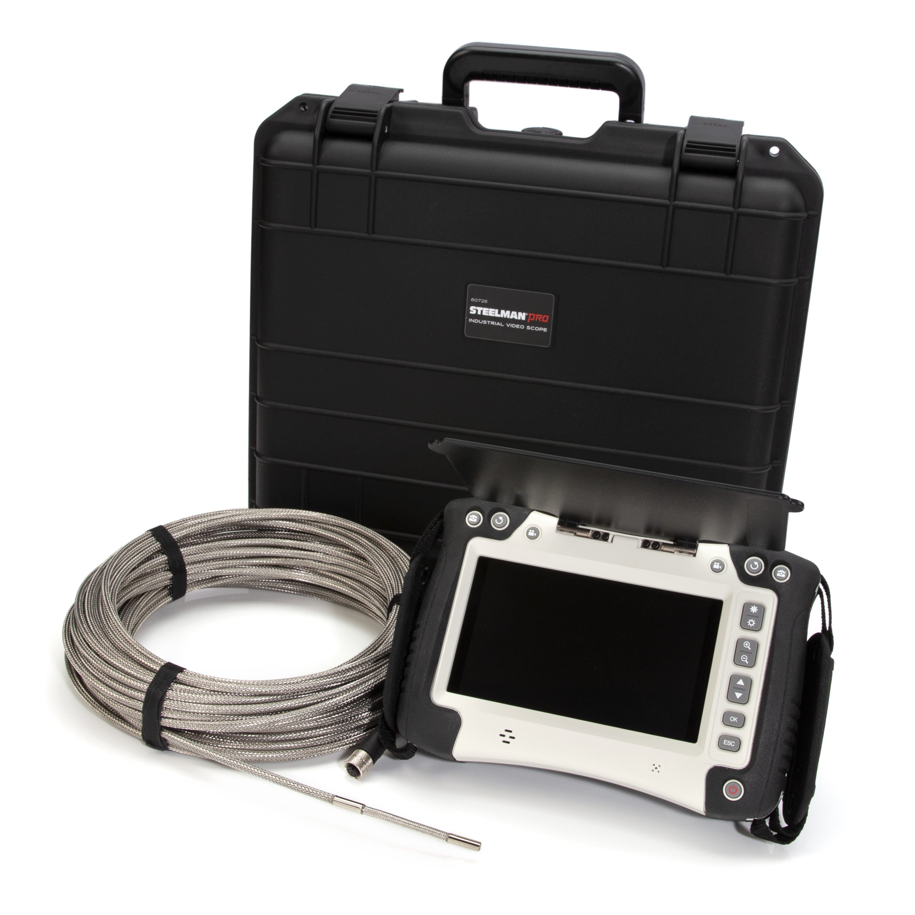 STEELMAN PRO 98ft / 30m Long Industrial Video Scope Borescope Endoscope, 60726 STEELMAN PRO 98ft / 30m Long Industrial Video Scope Borescope Endoscope, 60726