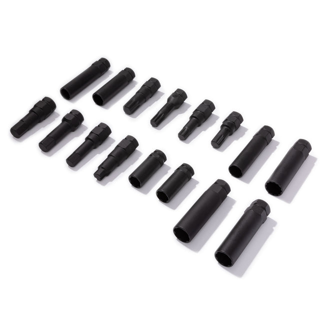 16-Piece Locking Lug Nut Master Key Set