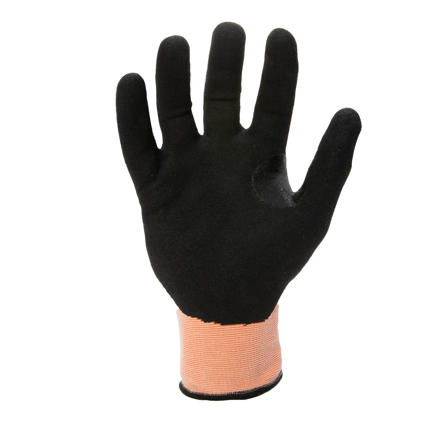 AX360 Seamless Foam Nitrile-dipped Cut Resistant Hi-Viz Gloves in Orange and Black