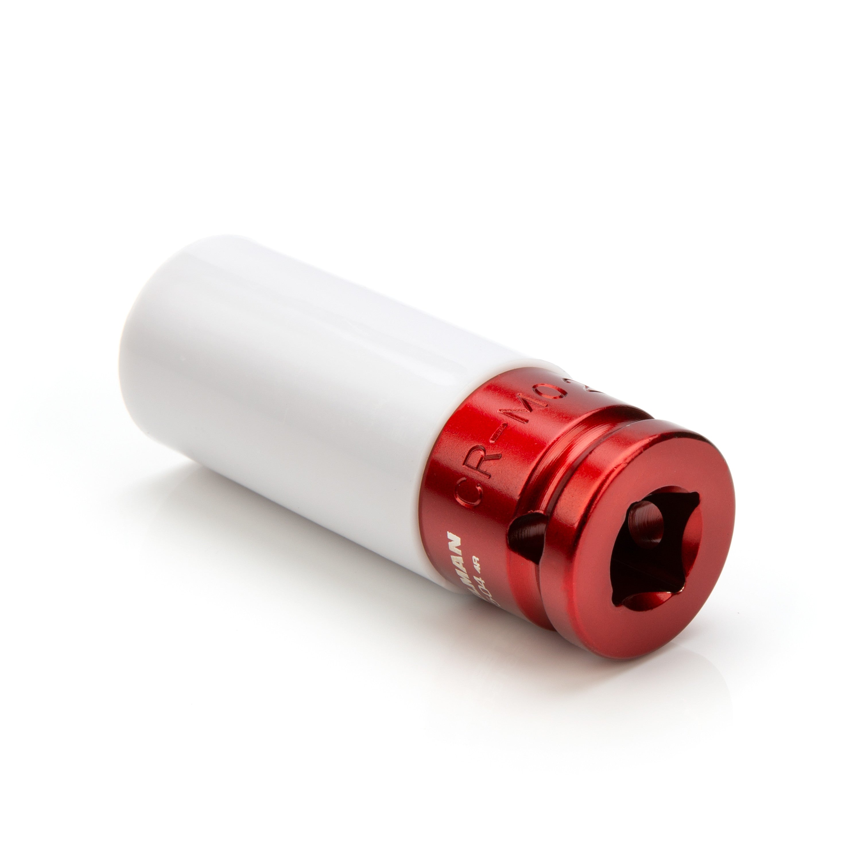 1/2-inch Drive 21mm Sleeved Impact Socket, Red – Steelman Tools