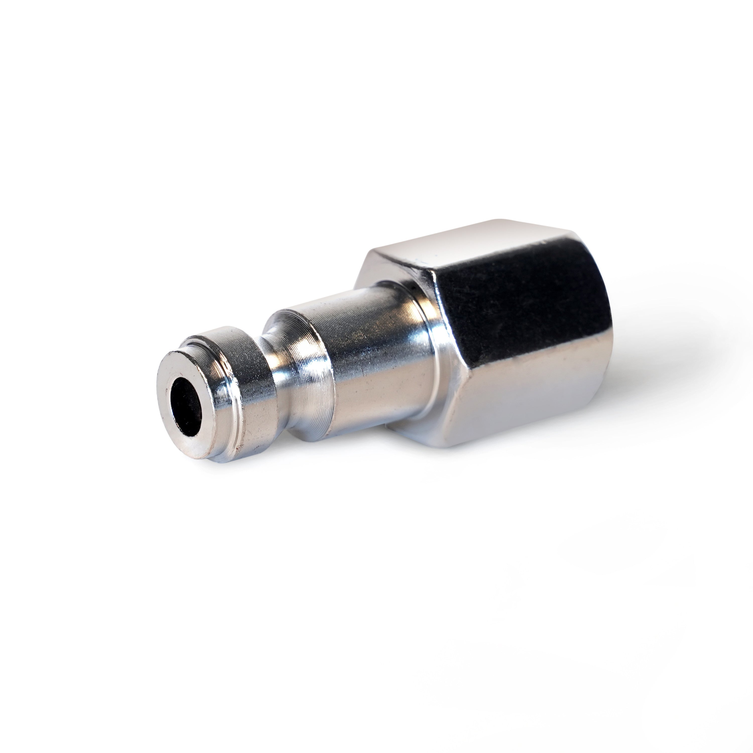1/4-inch Plated Steel Quick Disconnect Plug with 1/4-inch Female NPT ...