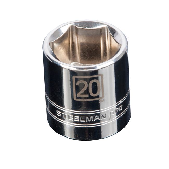 3/8-Inch Drive x 20mm 6-Point Socket