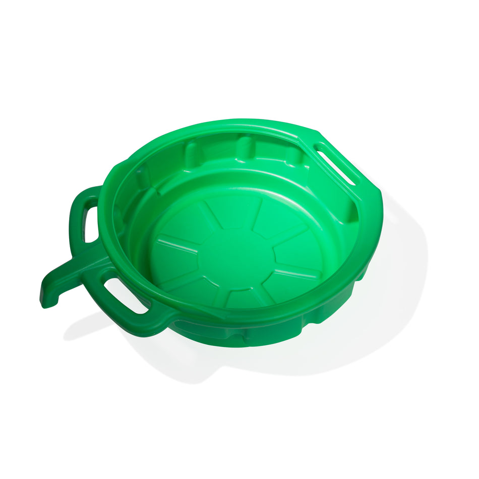 4.5-Gallon Green Plastic Radiator Drain Pan