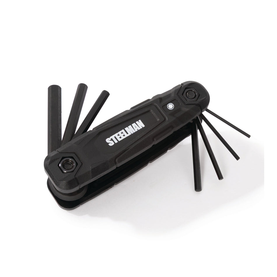 8-Piece Folding Hex Key Set, Metric (MM)