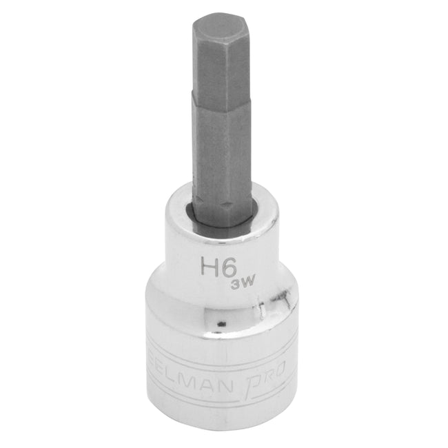 3/8-Inch Drive x 6mm Single Metric Hex Bit Socket