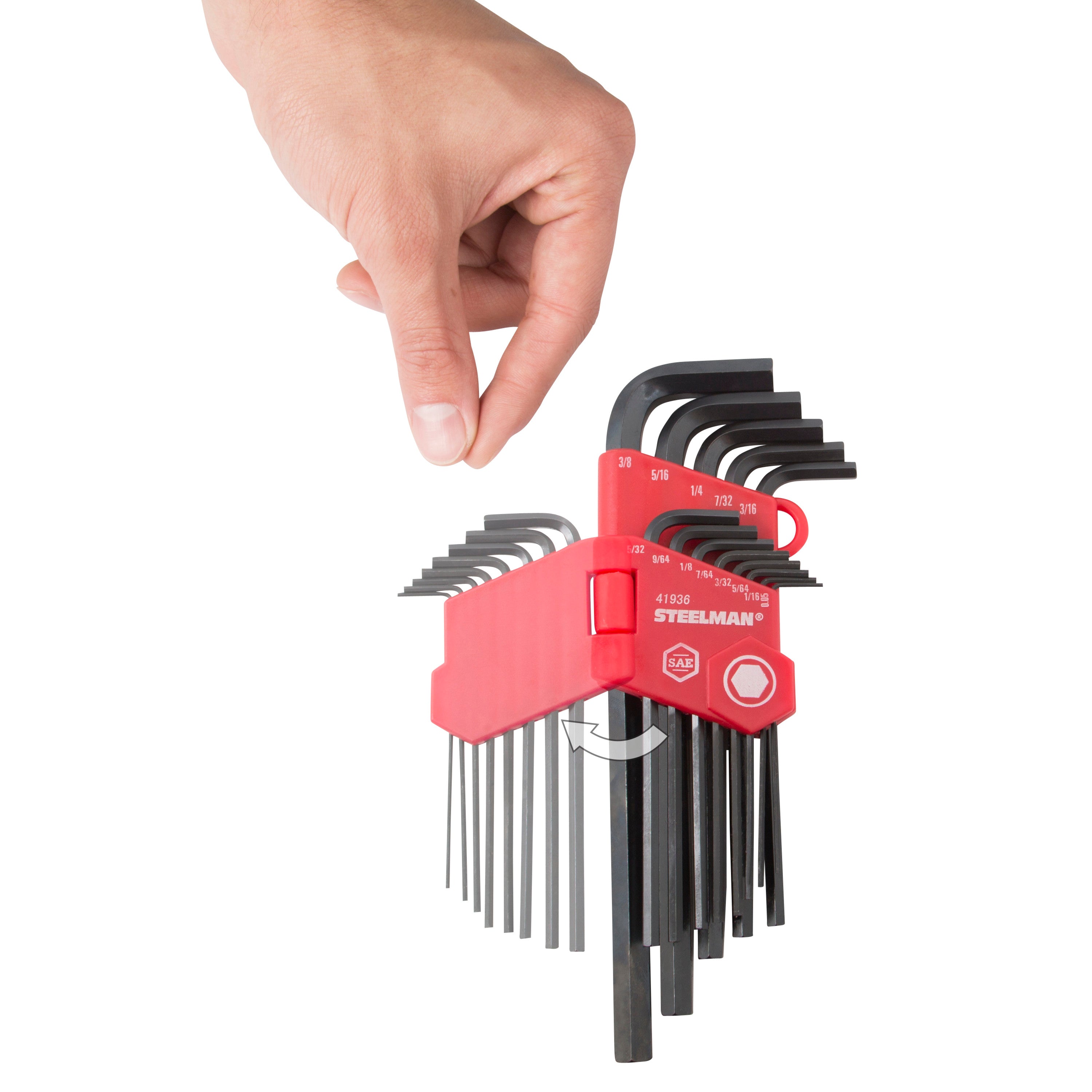 26-Piece Long Arm Hex Key Inch/Metric Wrench Set – Steelman Tools