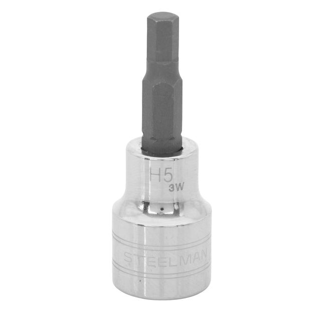 3/8-Inch Drive x 5mm Single Metric Hex Bit Socket