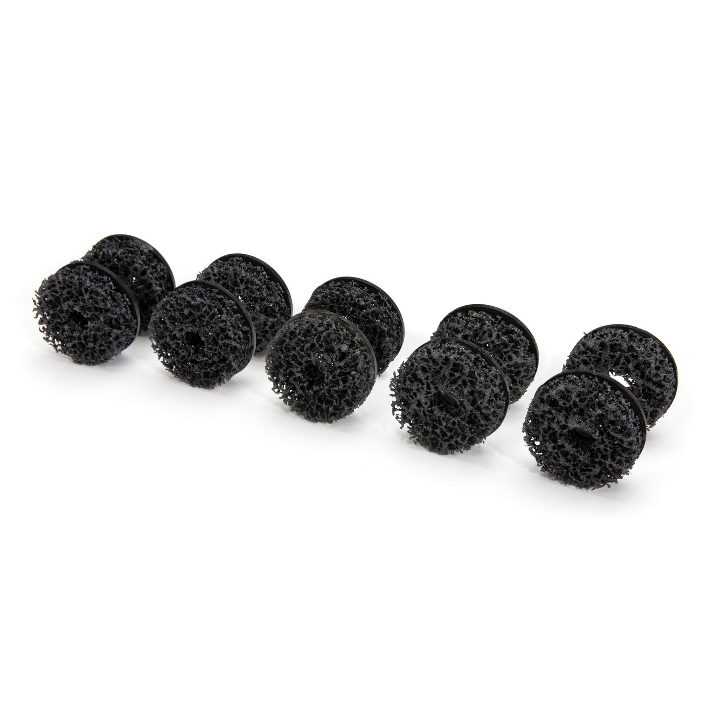 Replacement 2-Inch Diameter Wheel Stud, Hub and Rotor Cleaning and Polishing Pad 10-Pack