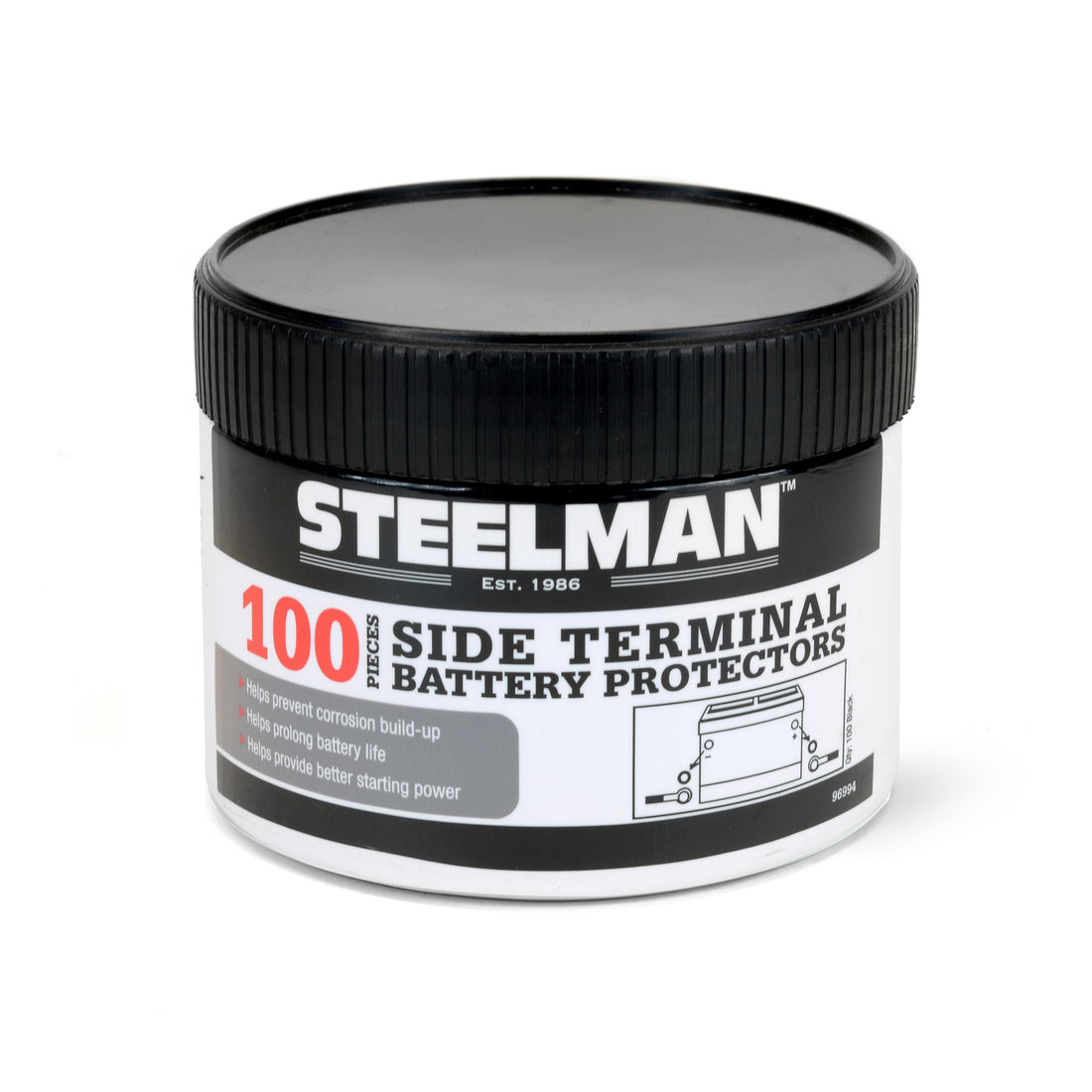 Batteryman Protection Steelman Terminal Protectors For Side Post Batteries, 100-Pack ...
