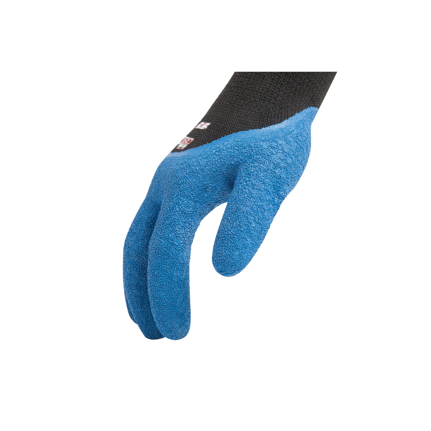 AX360 Latex-dipped Crinkle Grip Cut Resistant Gloves in Blue and Black (EN Level 2 / ANSI A2)