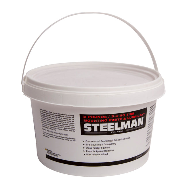 8-Pound Tire Mounting Paste and Rubber Lubricant Bucket