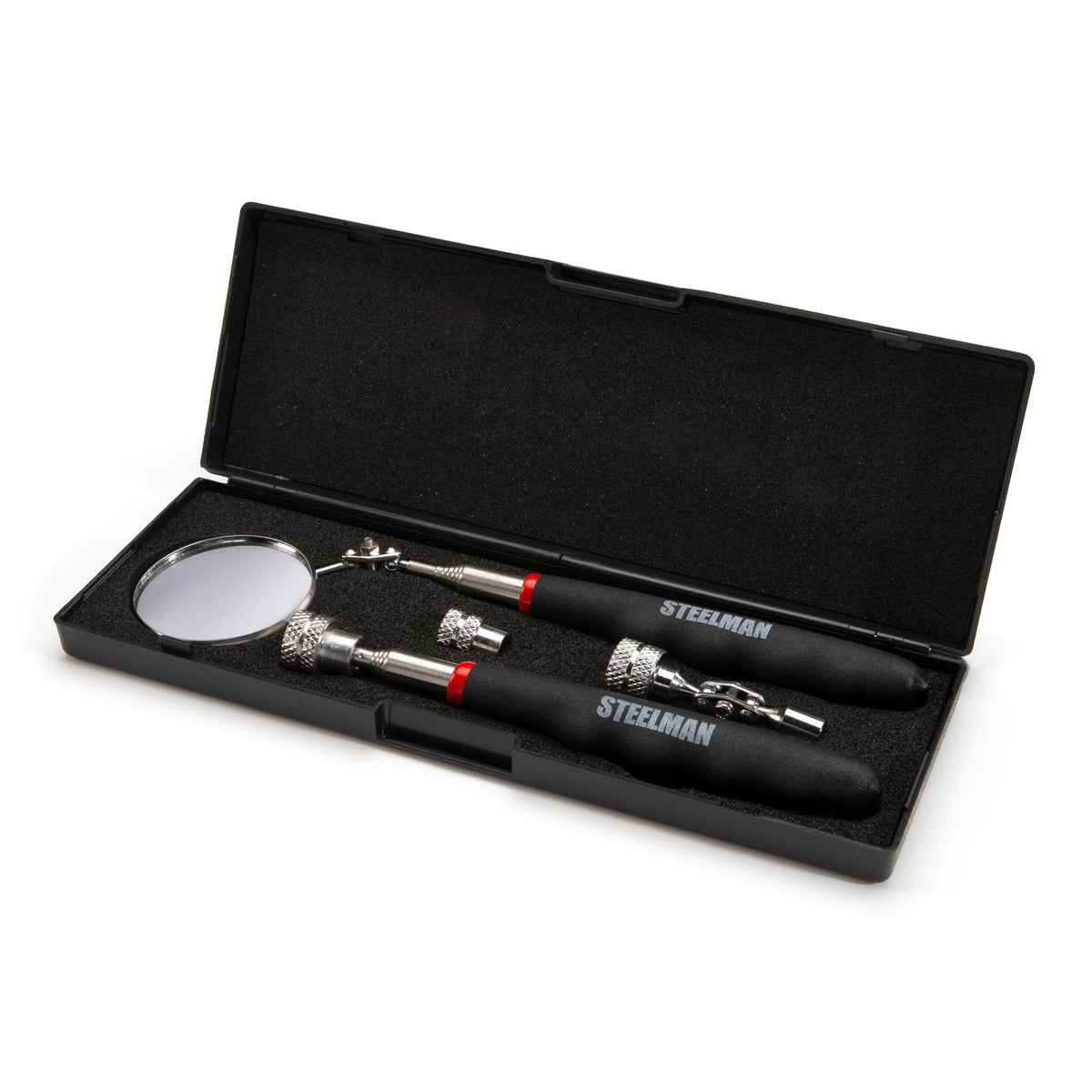 4-Piece Magnetic Pick Up and Inspection Tool Kit – Steelman Tools