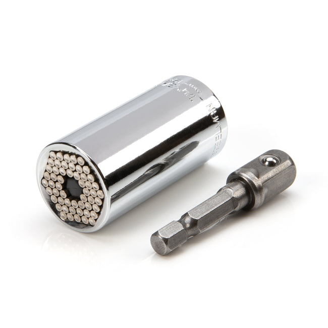 3/8-Inch Drive Universal Pin Socket and Hex Adapter Set