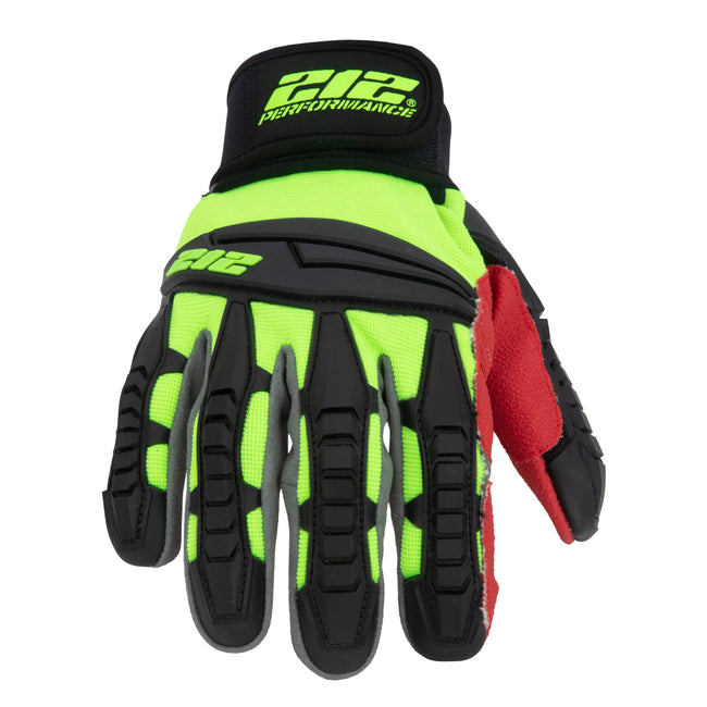 Anti-Vibration Impact Resistant Cut 3 Hi-Viz Work Glove