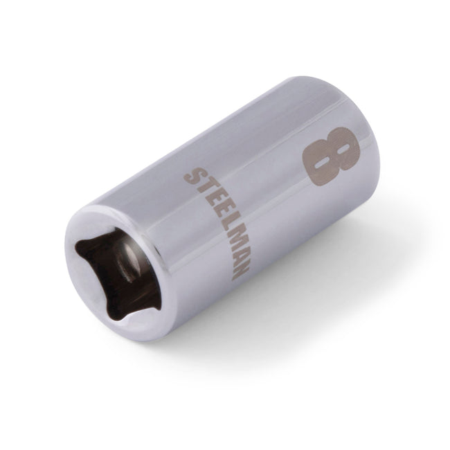 1/4-Inch Drive x 8mm Shallow 6-Point Socket