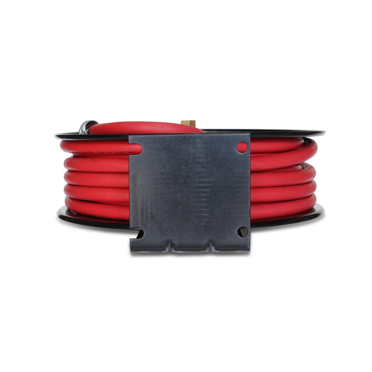 Enclosed Spring Pneumatic Hose Reel with 50-Foot Hose