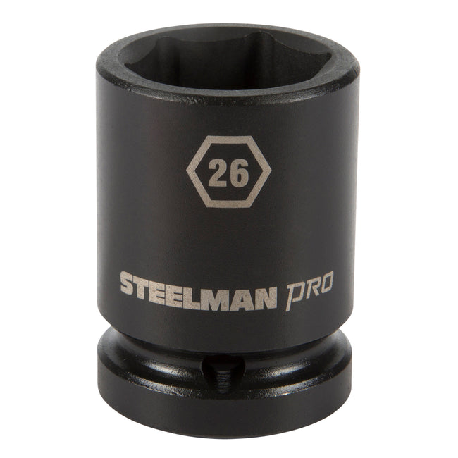 3/4-Inch Drive 6-Point 26mm Impact Socket