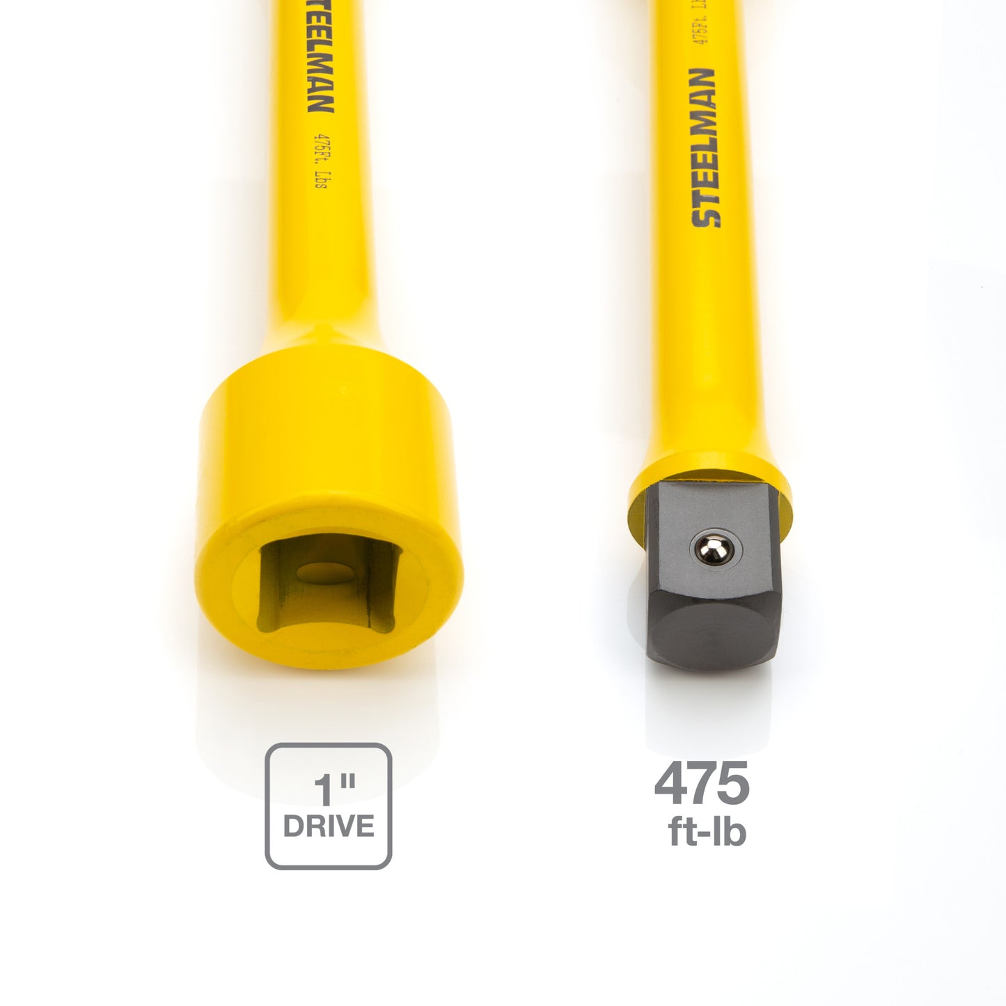 1-Inch Drive Yellow 475 ft-lb Torque Extension