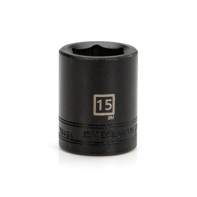 3/8-Inch Drive x 15mm 6-Point Impact Socket